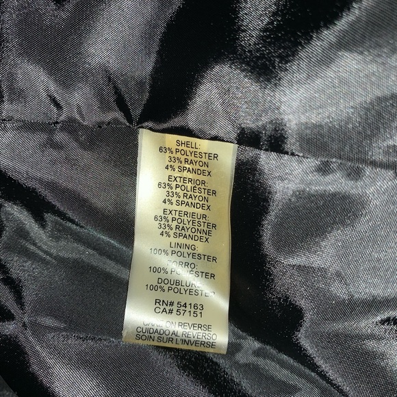 Karl Lagerfeld Black Blazer with Silver Accents - Picture 5 of 5